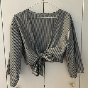 Cute Kimono Crop Top Blouse